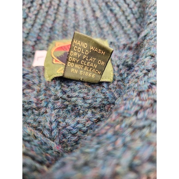 Vtg Sweater Boston Traders Wool Southwestern Pullover Fresh cosby 90s Mens Large - Picture 6 of 8